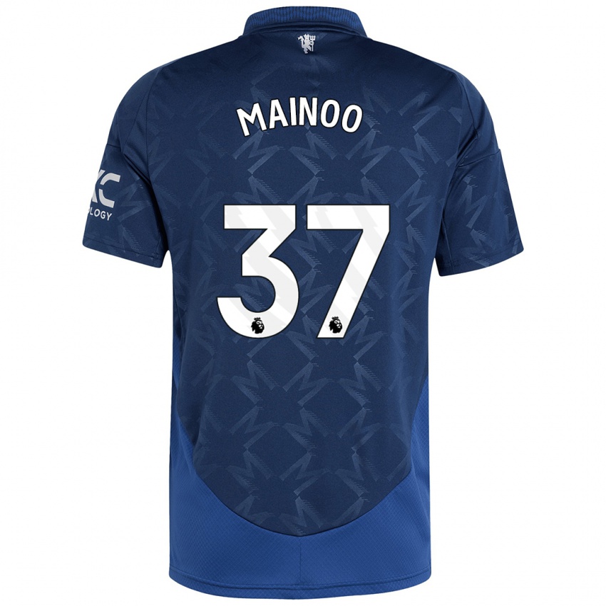 Kinderen Kobbie Mainoo #37 Indigo Uitshirt Uittenue 2024/25 T-Shirt