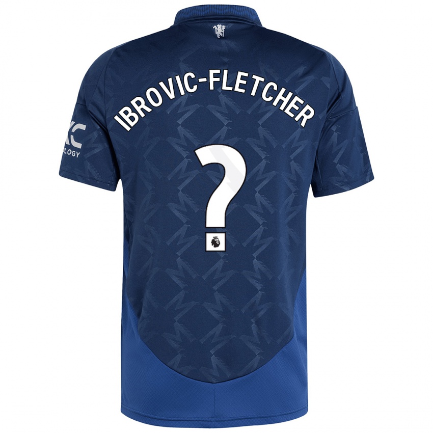 Kinderen Edward Ibrovic-Fletcher #0 Indigo Uitshirt Uittenue 2024/25 T-Shirt