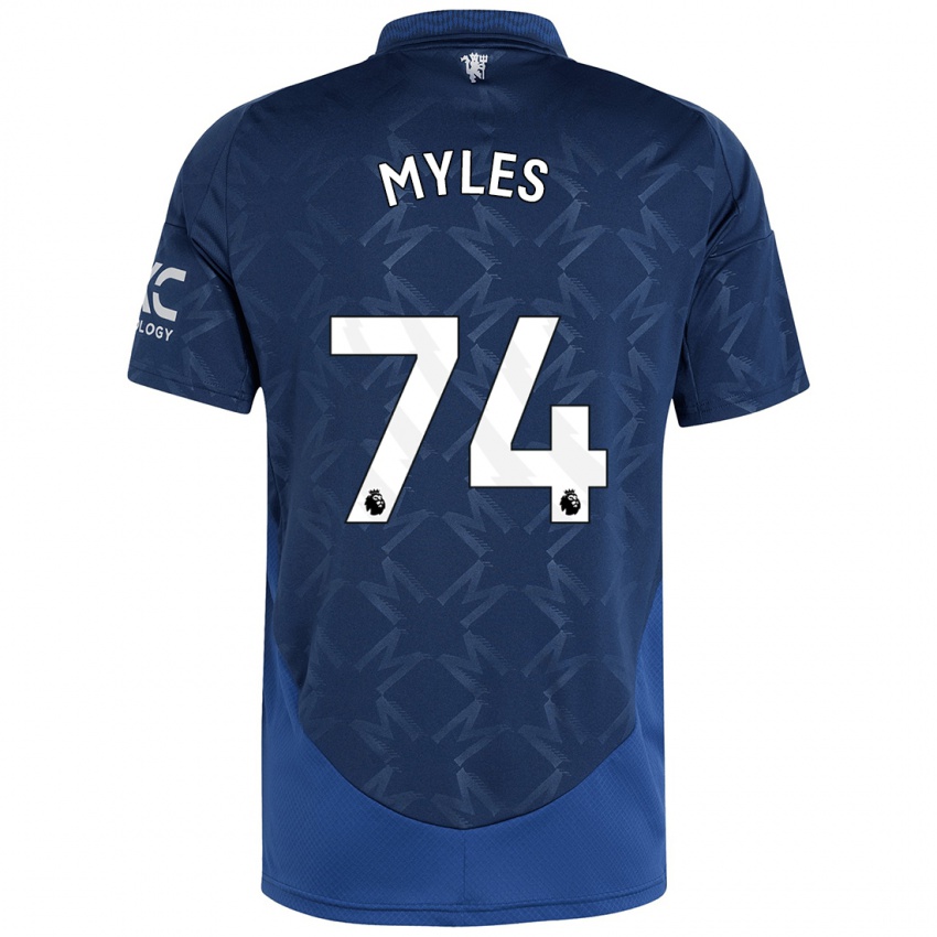 Kinderen Tom Myles #74 Indigo Uitshirt Uittenue 2024/25 T-Shirt