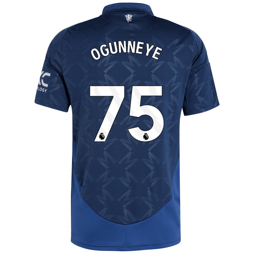 Kinderen Habeeb Ogunneye #75 Indigo Uitshirt Uittenue 2024/25 T-Shirt