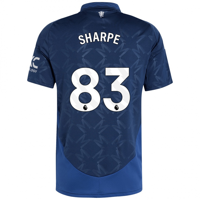 Kinderen Malachi Sharpe #83 Indigo Uitshirt Uittenue 2024/25 T-Shirt