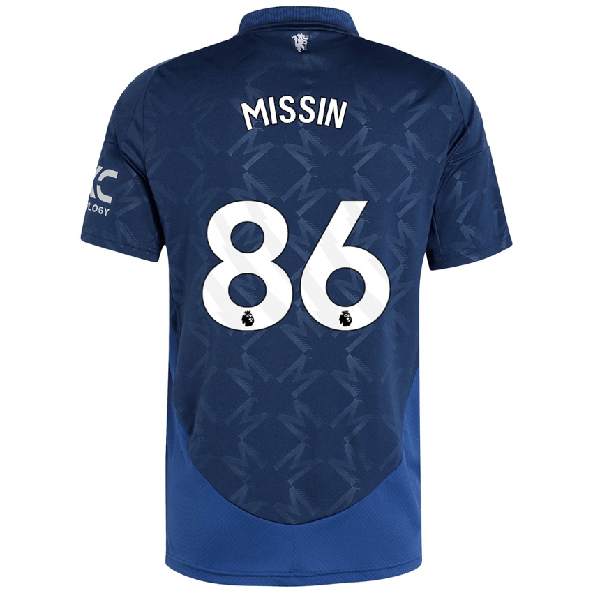 Kinderen Ashton Missin #86 Indigo Uitshirt Uittenue 2024/25 T-Shirt