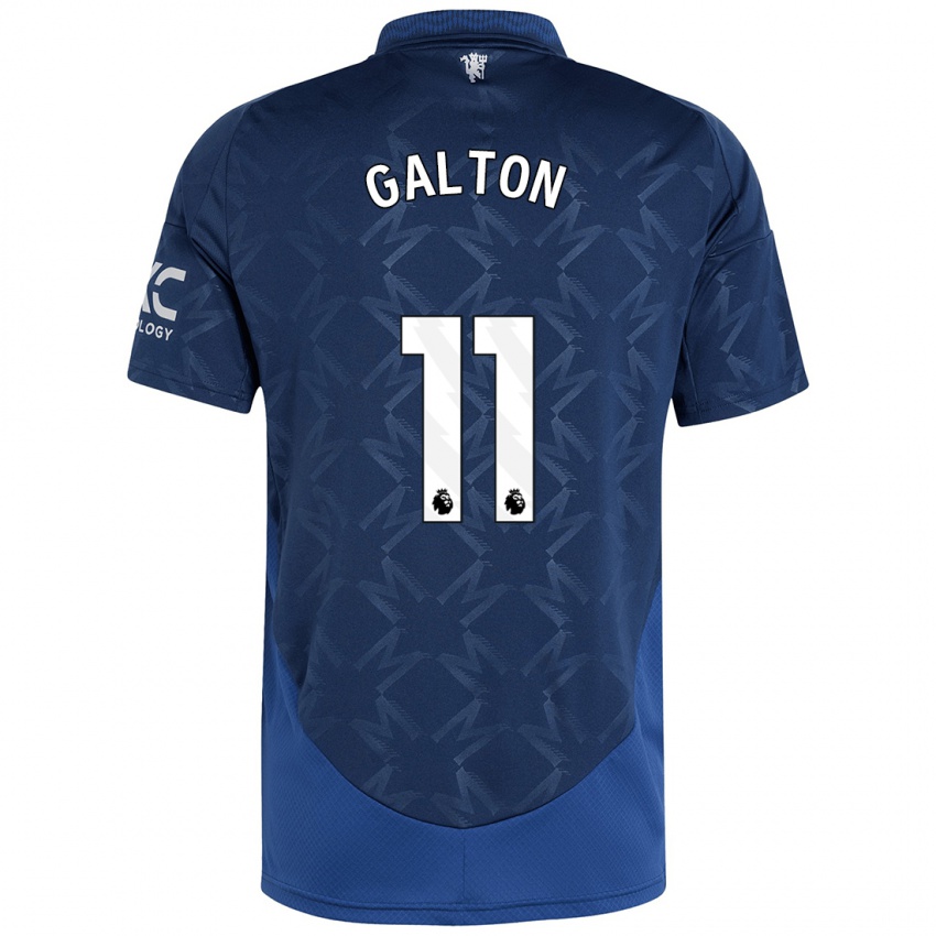 Kinderen Leah Galton #11 Indigo Uitshirt Uittenue 2024/25 T-Shirt