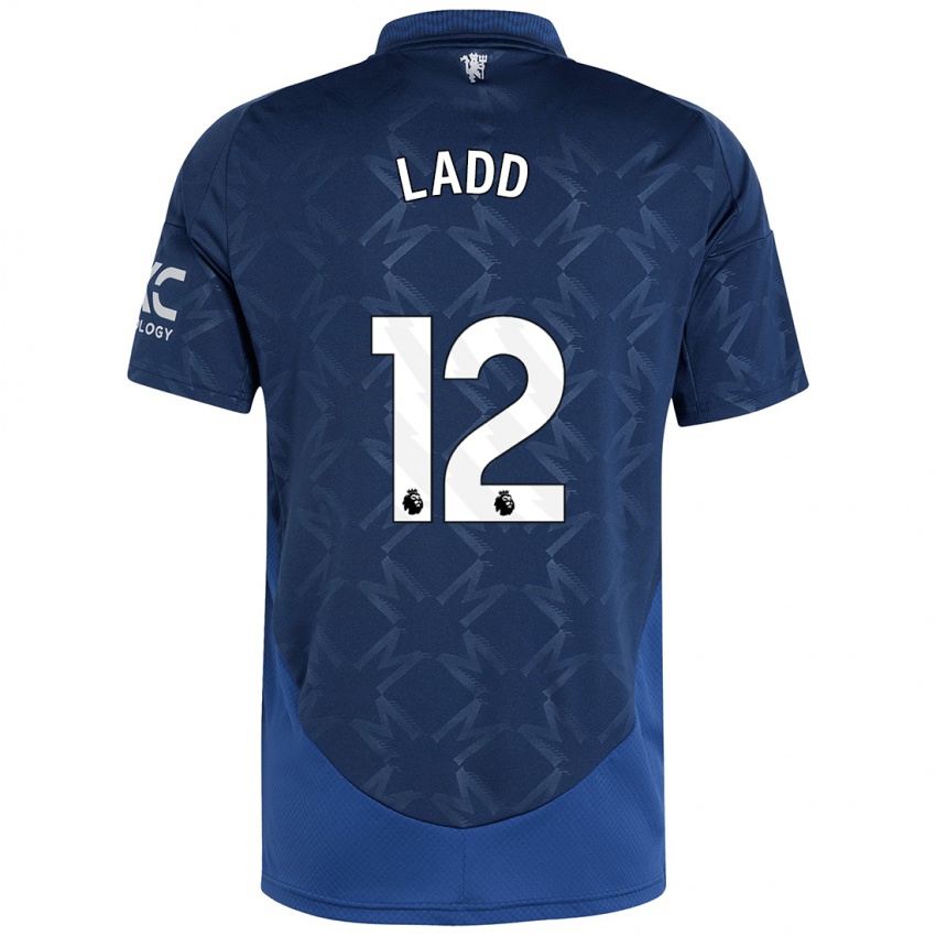 Kinderen Hayley Ladd #12 Indigo Uitshirt Uittenue 2024/25 T-Shirt