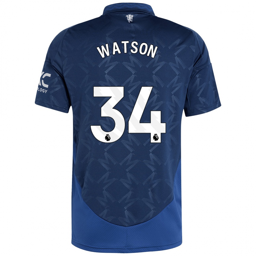 Kinderen Emma Watson #34 Indigo Uitshirt Uittenue 2024/25 T-Shirt