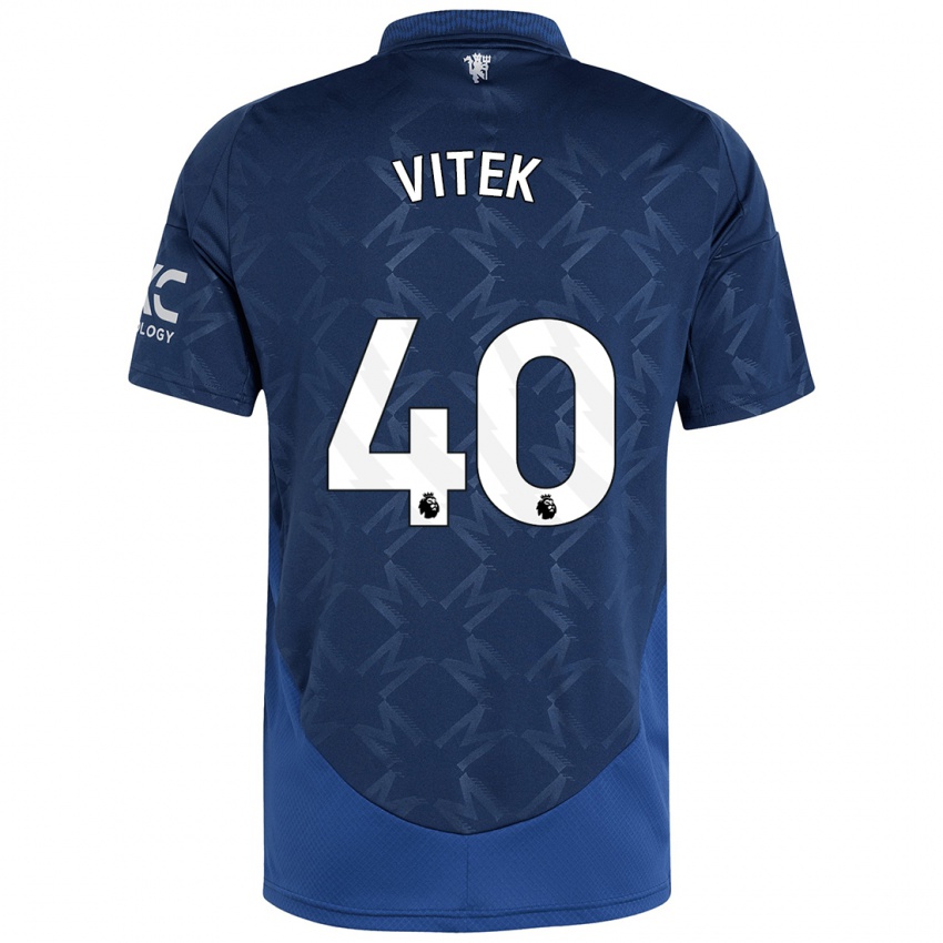 Kinderen Radek Vitek #40 Indigo Uitshirt Uittenue 2024/25 T-Shirt