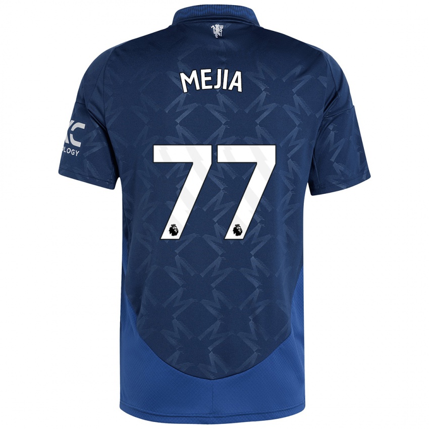 Kinderen Mateo Mejia #77 Indigo Uitshirt Uittenue 2024/25 T-Shirt