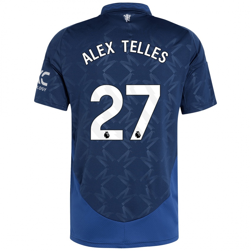 Kinderen Alex Nicolao Telles #27 Indigo Uitshirt Uittenue 2024/25 T-Shirt