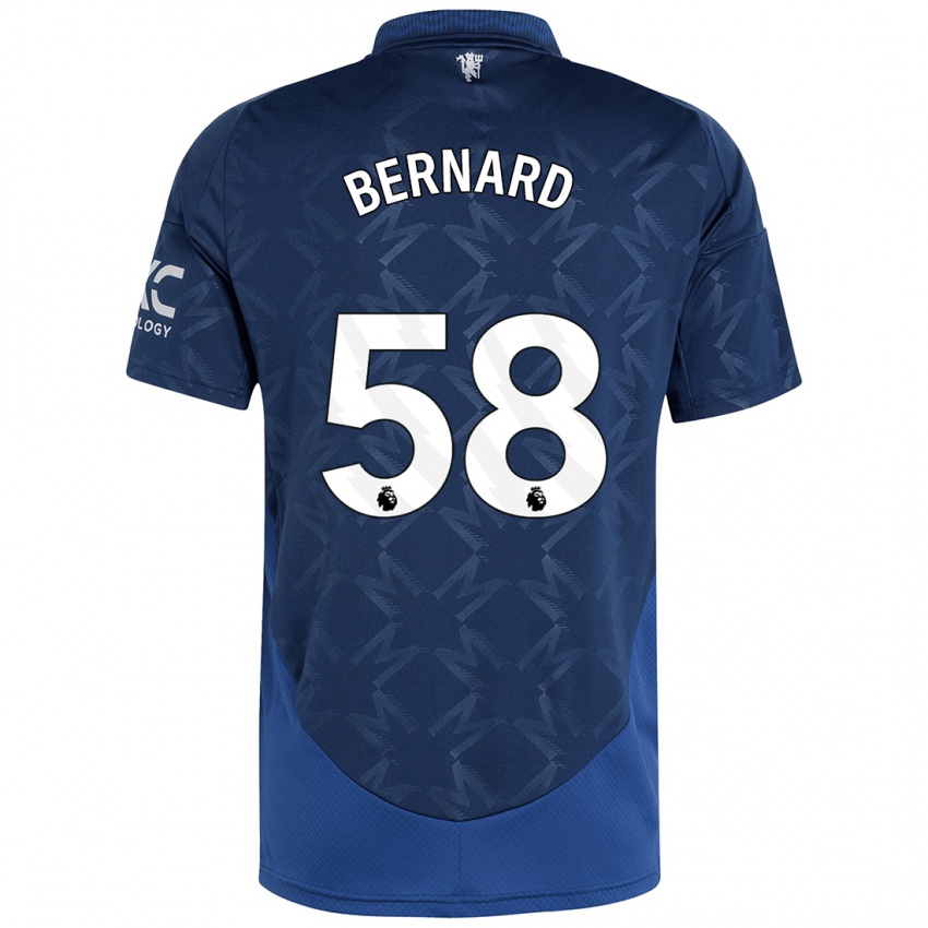 Kinderen Bernard #58 Indigo Uitshirt Uittenue 2024/25 T-Shirt