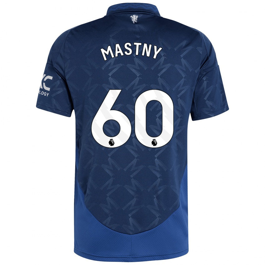 Kinderen Ondrej Mastny #60 Indigo Uitshirt Uittenue 2024/25 T-Shirt