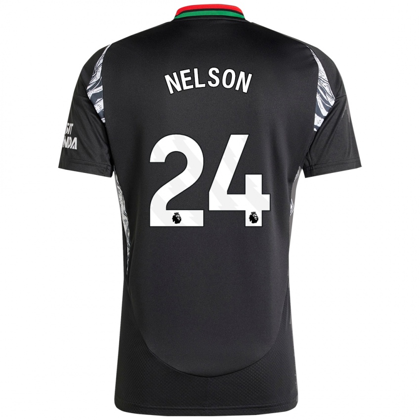 Kinderen Reiss Nelson #24 Zwart Uitshirt Uittenue 2024/25 T-Shirt