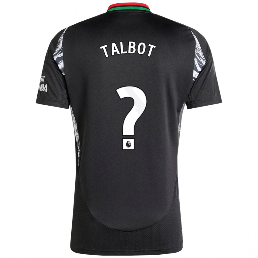 Kinderen Jack Talbot #0 Zwart Uitshirt Uittenue 2024/25 T-Shirt