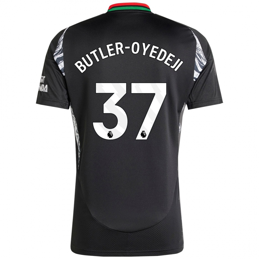 Kinderen Nathan Butler-Oyedeji #37 Zwart Uitshirt Uittenue 2024/25 T-Shirt