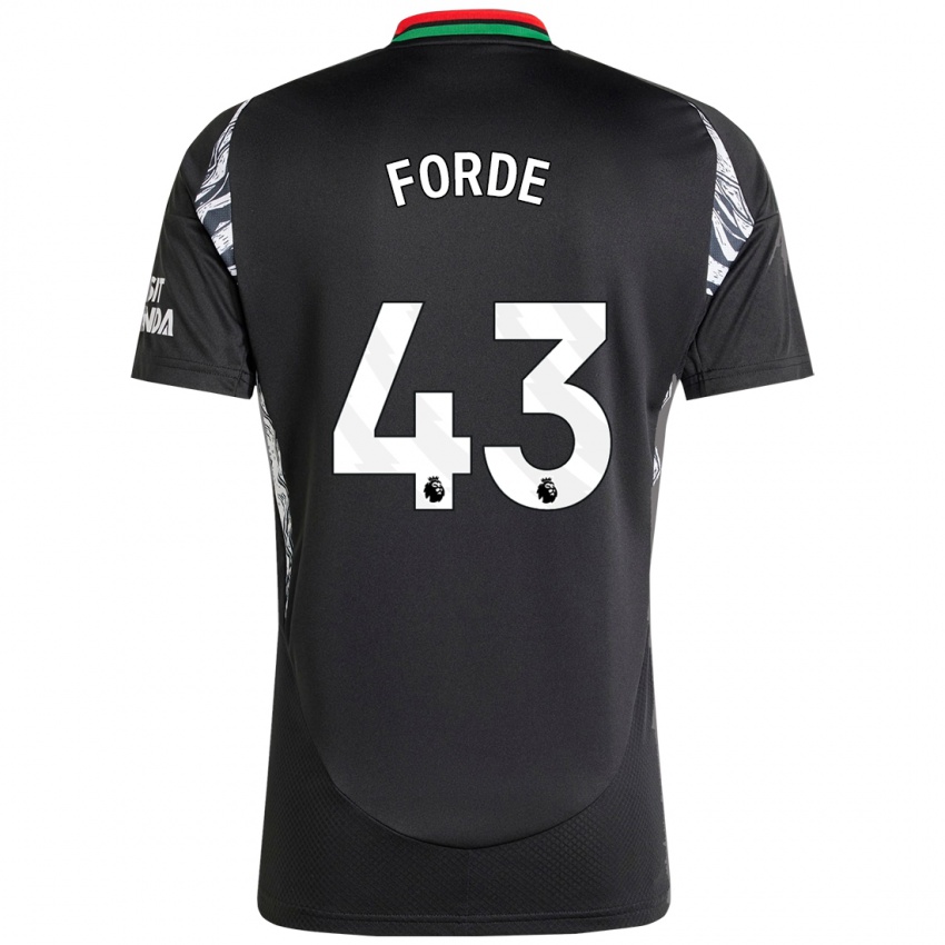 Kinderen Romari Forde #43 Zwart Uitshirt Uittenue 2024/25 T-Shirt