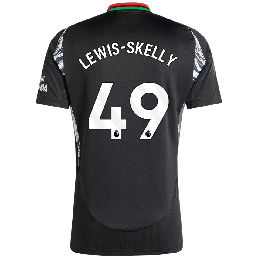 Kinderen Myles Lewis-Skelly #49 Zwart Uitshirt Uittenue 2024/25 T-Shirt