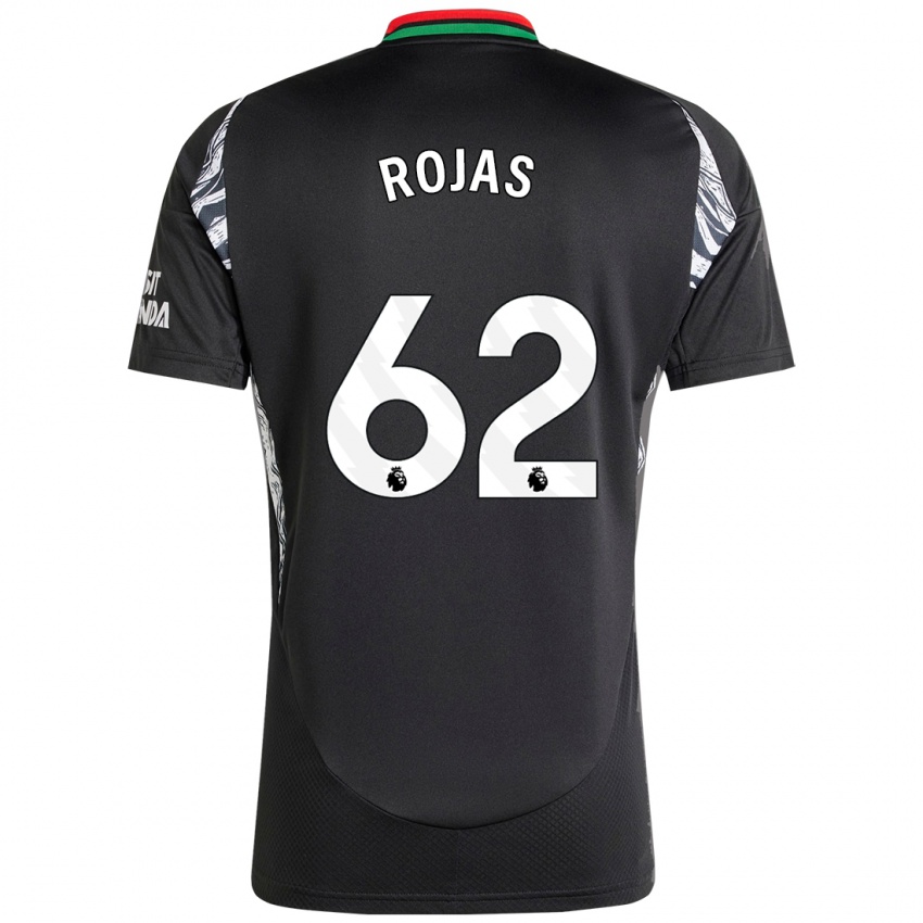 Kinderen Alexei Rojas #62 Zwart Uitshirt Uittenue 2024/25 T-Shirt