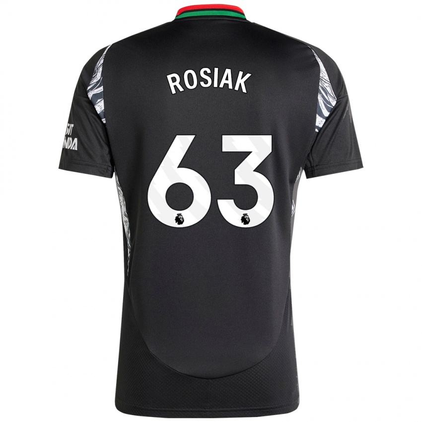 Kinderen Michal Rosiak #63 Zwart Uitshirt Uittenue 2024/25 T-Shirt