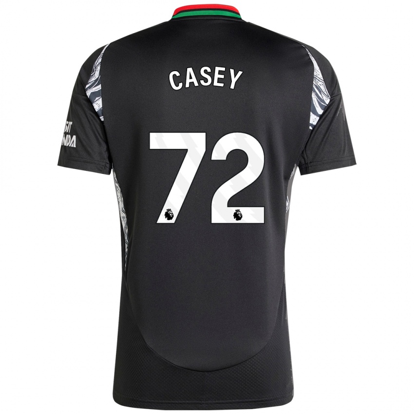 Kinderen Dan Casey #72 Zwart Uitshirt Uittenue 2024/25 T-Shirt