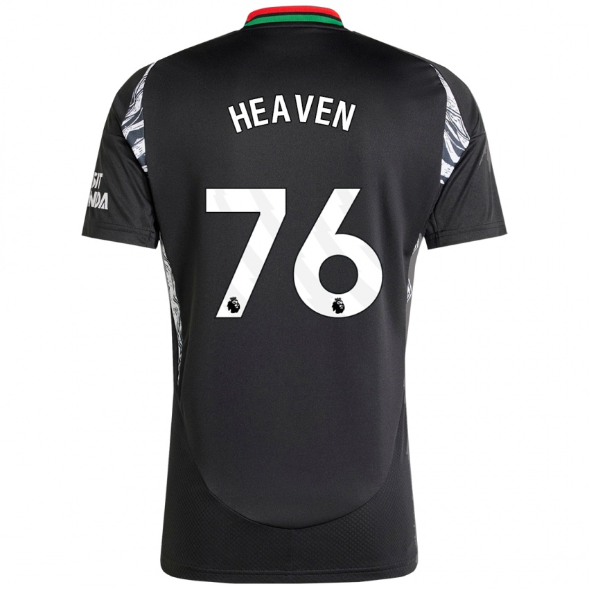 Kinderen Ayden Heaven #76 Zwart Uitshirt Uittenue 2024/25 T-Shirt