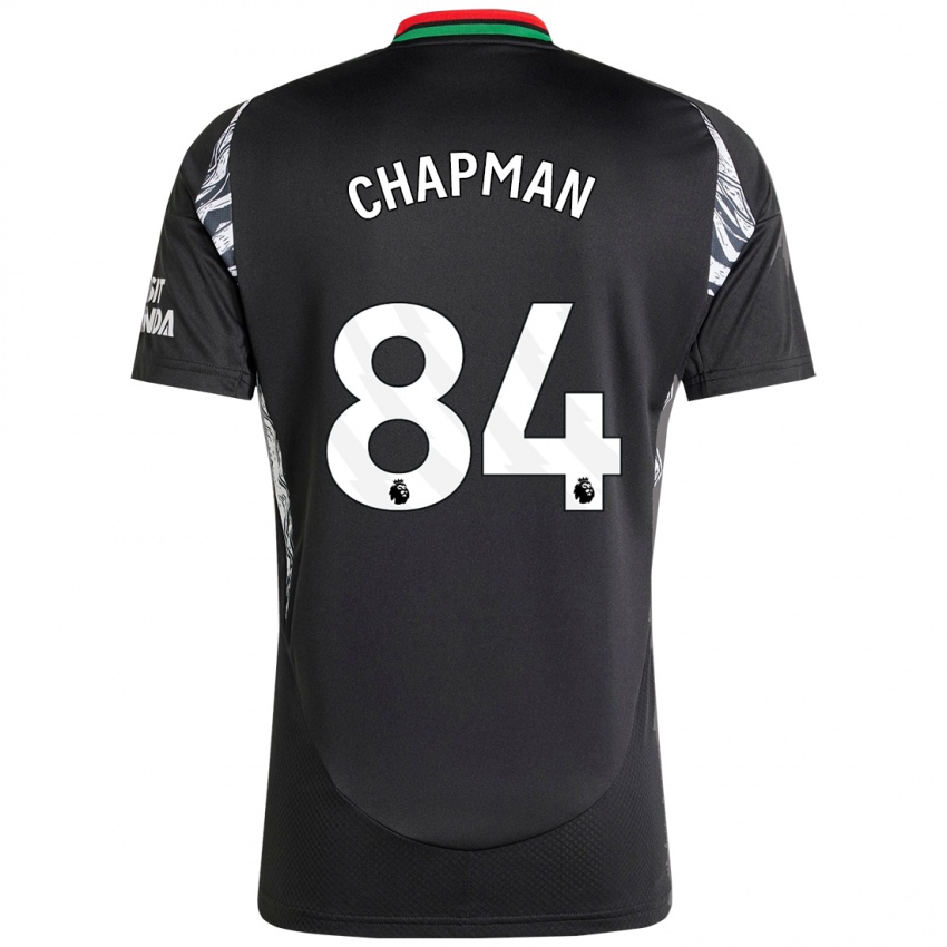 Kinderen Samuel Chapman #84 Zwart Uitshirt Uittenue 2024/25 T-Shirt