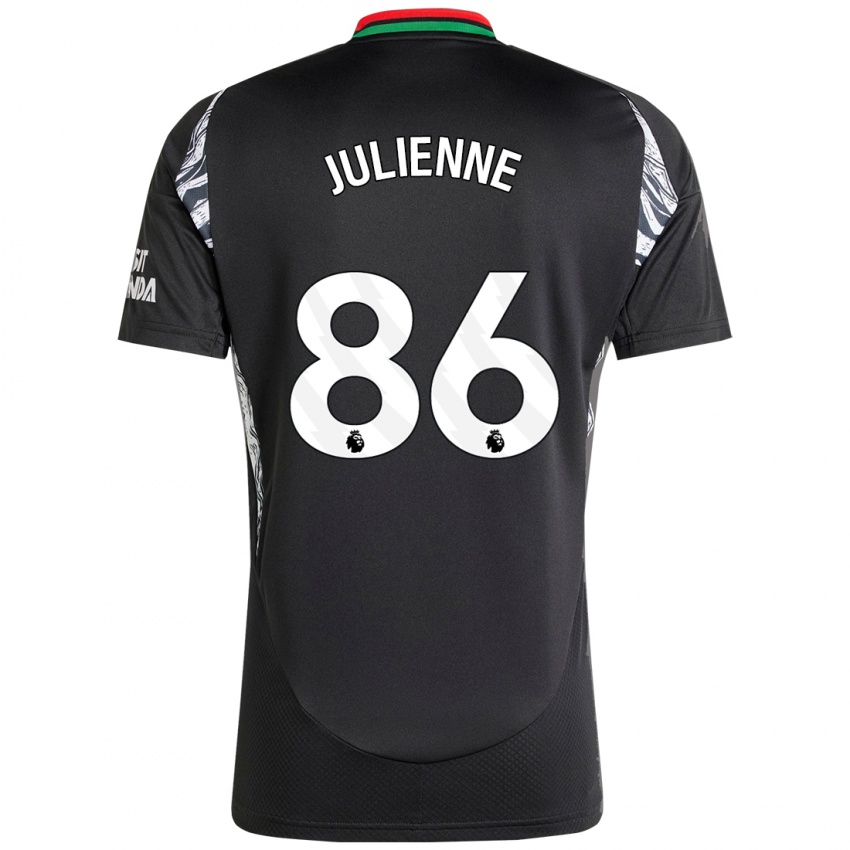 Kinderen Theo Julienne #86 Zwart Uitshirt Uittenue 2024/25 T-Shirt