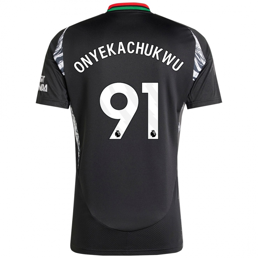 Kinderen Samuel Onyekachukwu #91 Zwart Uitshirt Uittenue 2024/25 T-Shirt