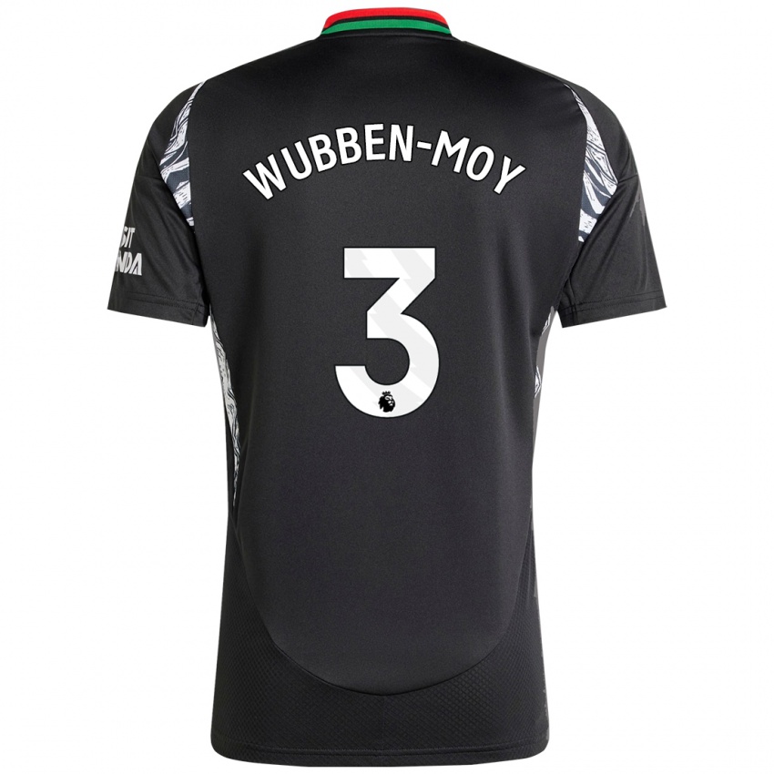 Kinderen Lotte Wubben-Moy #3 Zwart Uitshirt Uittenue 2024/25 T-Shirt