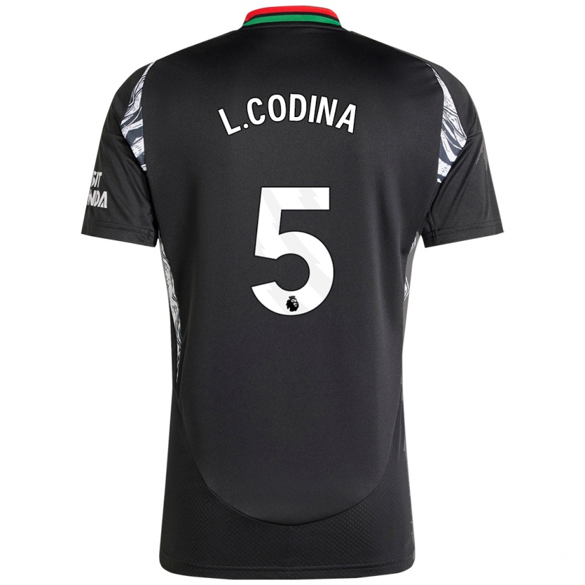 Kinderen Laia Codina #5 Zwart Uitshirt Uittenue 2024/25 T-Shirt