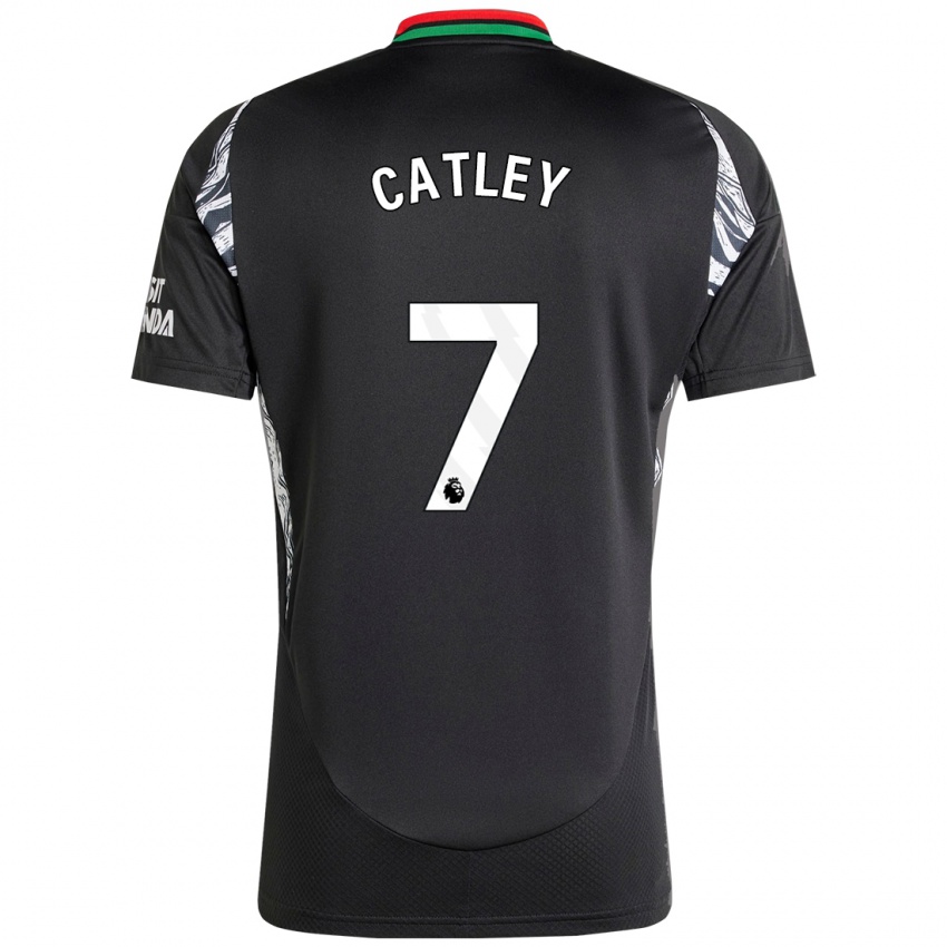 Kinderen Stephanie Catley #7 Zwart Uitshirt Uittenue 2024/25 T-Shirt