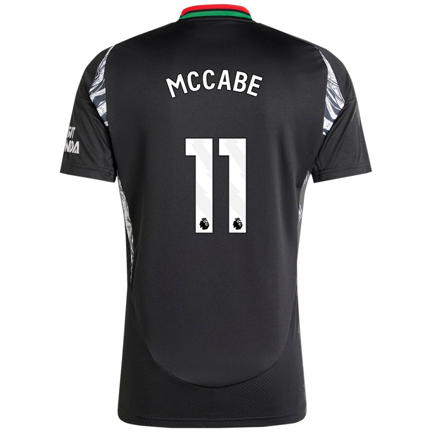 Kinderen Katie Mccabe #11 Zwart Uitshirt Uittenue 2024/25 T-Shirt