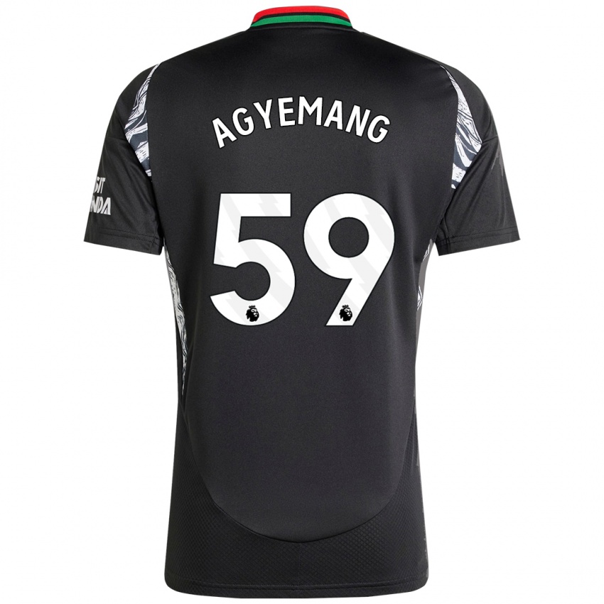 Kinderen Michelle Agyemang #59 Zwart Uitshirt Uittenue 2024/25 T-Shirt