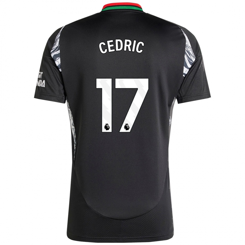 Kinderen Cedric Soares #17 Zwart Uitshirt Uittenue 2024/25 T-Shirt