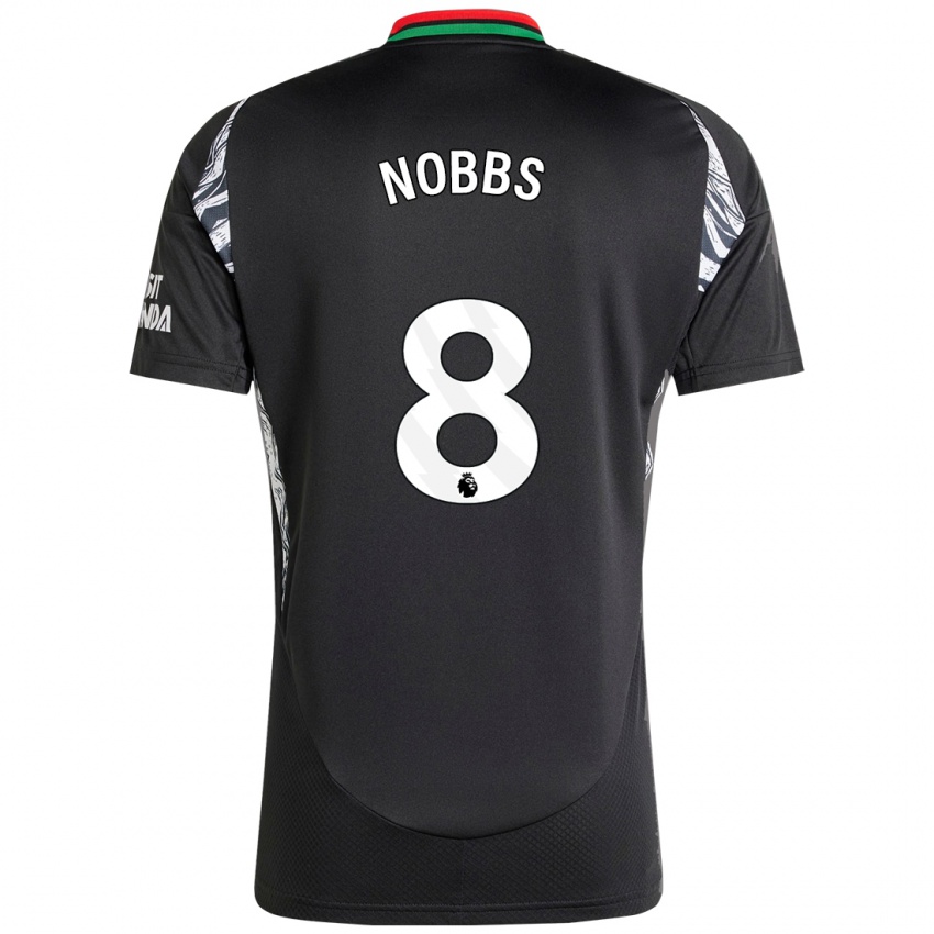 Kinderen Nobbs #8 Zwart Uitshirt Uittenue 2024/25 T-Shirt