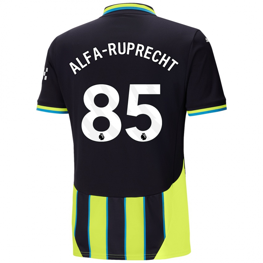 Kinderen Farid Alfa-Ruprecht #85 Blauw Geel Uitshirt Uittenue 2024/25 T-Shirt