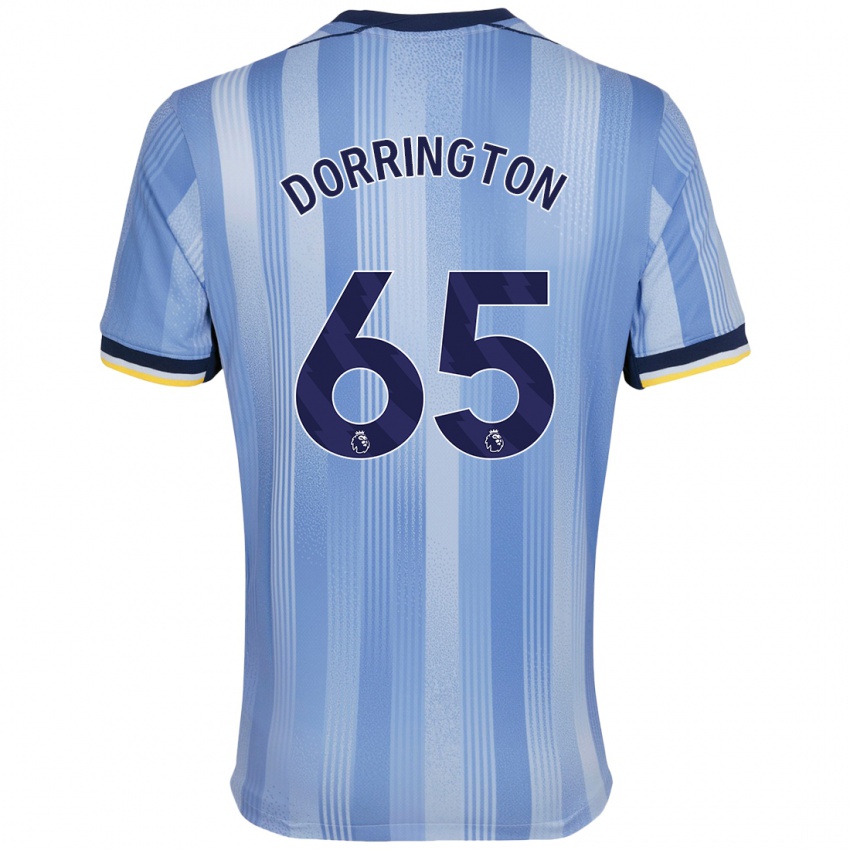 Kinderen Alfie Dorrington #65 Lichtblauw Uitshirt Uittenue 2024/25 T-Shirt