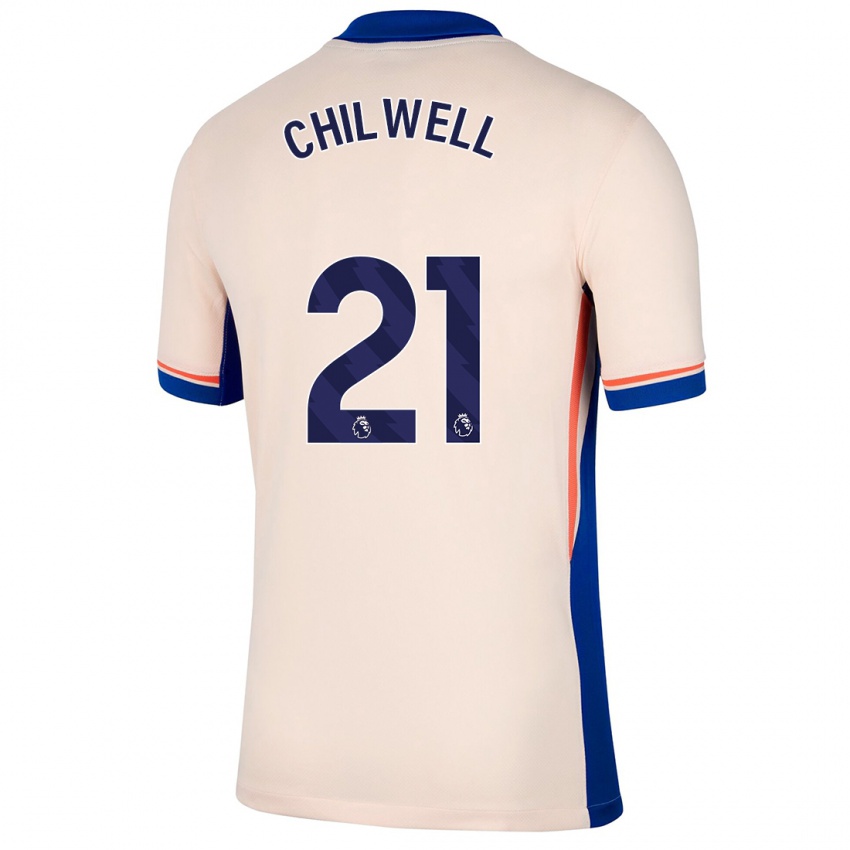 Kinderen Ben Chilwell #21 Lichtbeige Uitshirt Uittenue 2024/25 T-Shirt