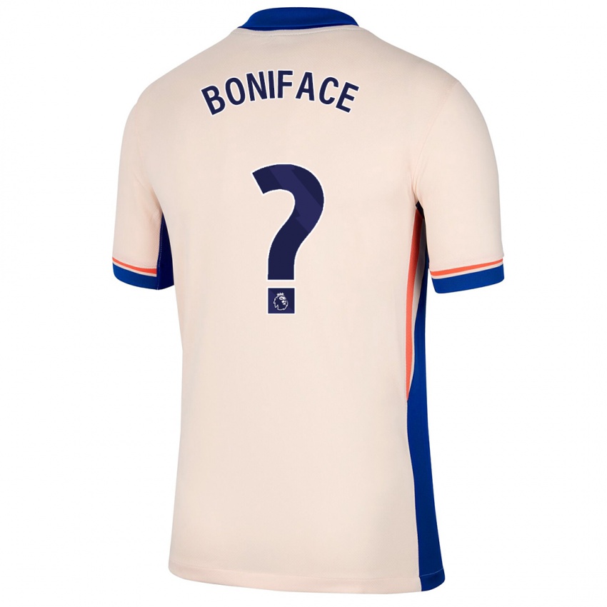 Kinderen Somto Boniface #0 Lichtbeige Uitshirt Uittenue 2024/25 T-Shirt