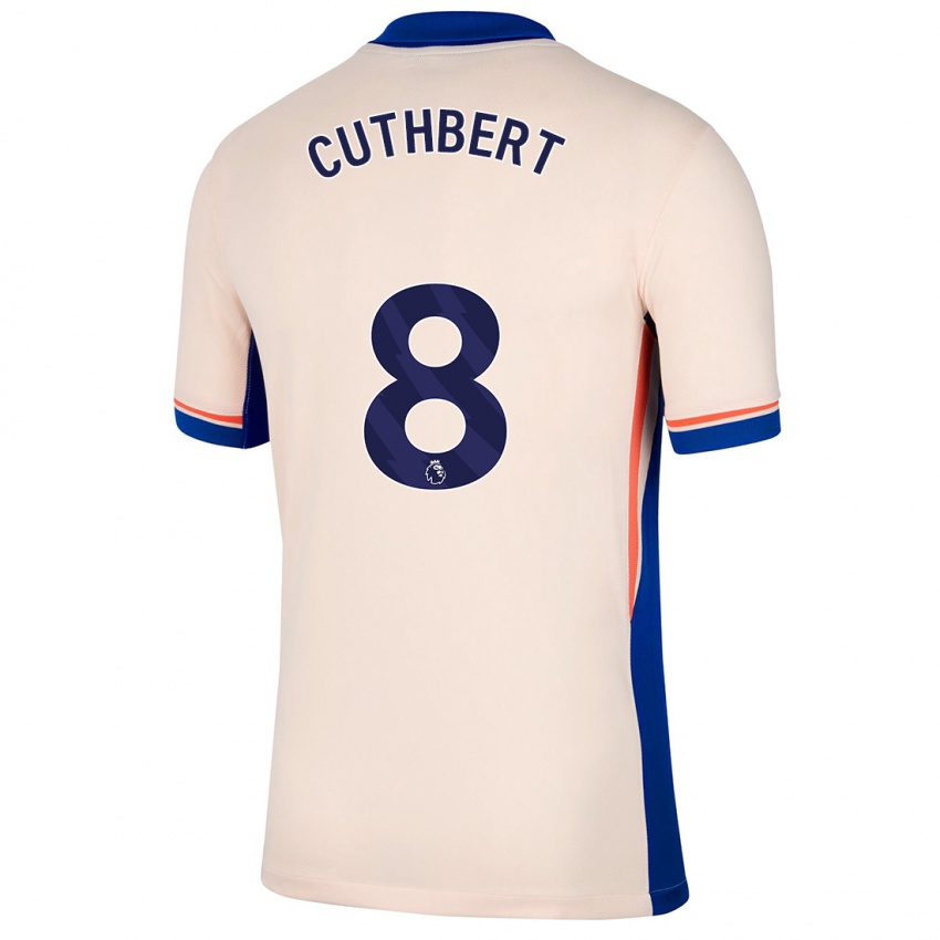 Kinderen Erin Cuthbert #8 Lichtbeige Uitshirt Uittenue 2024/25 T-Shirt