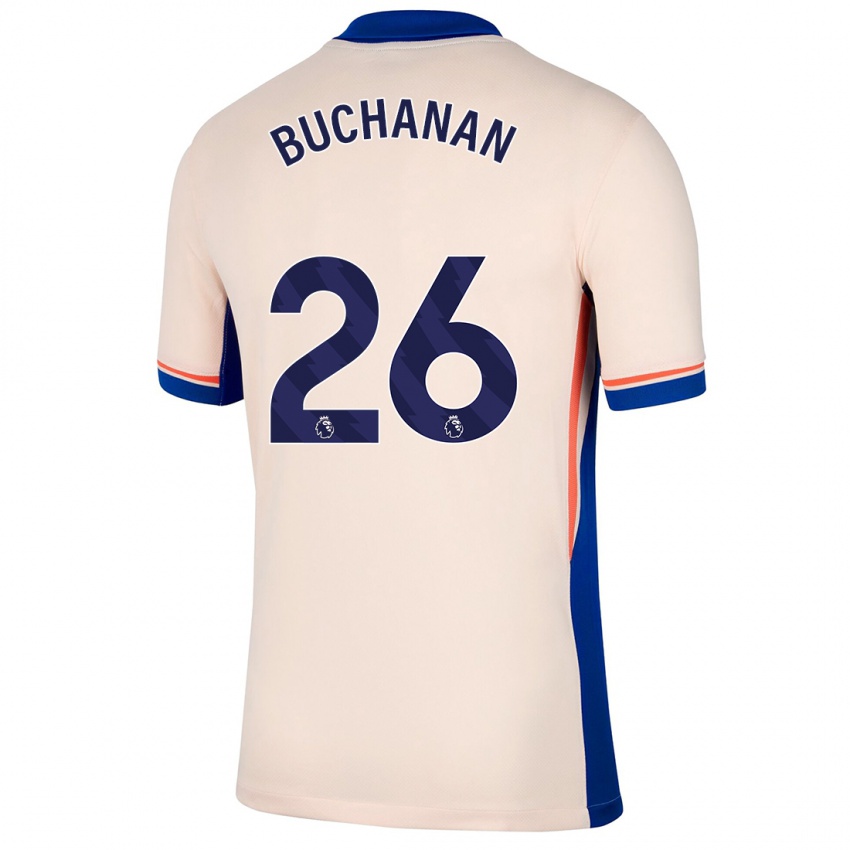 Kinderen Kadeisha Buchanan #26 Lichtbeige Uitshirt Uittenue 2024/25 T-Shirt