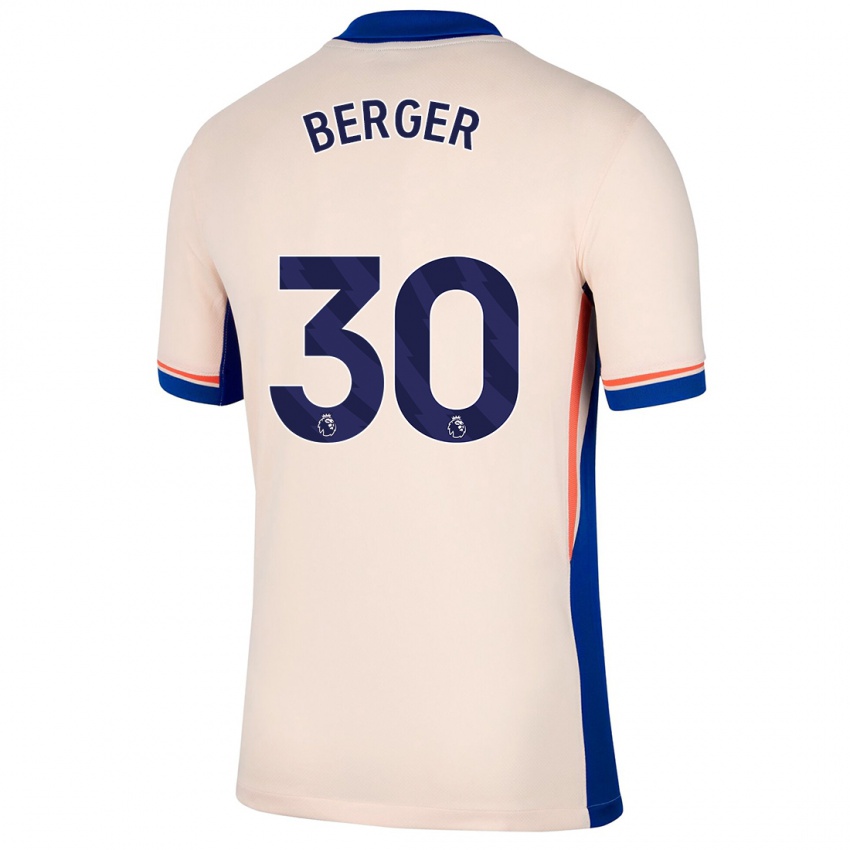 Kinderen Ann-Katrin Berger #30 Lichtbeige Uitshirt Uittenue 2024/25 T-Shirt