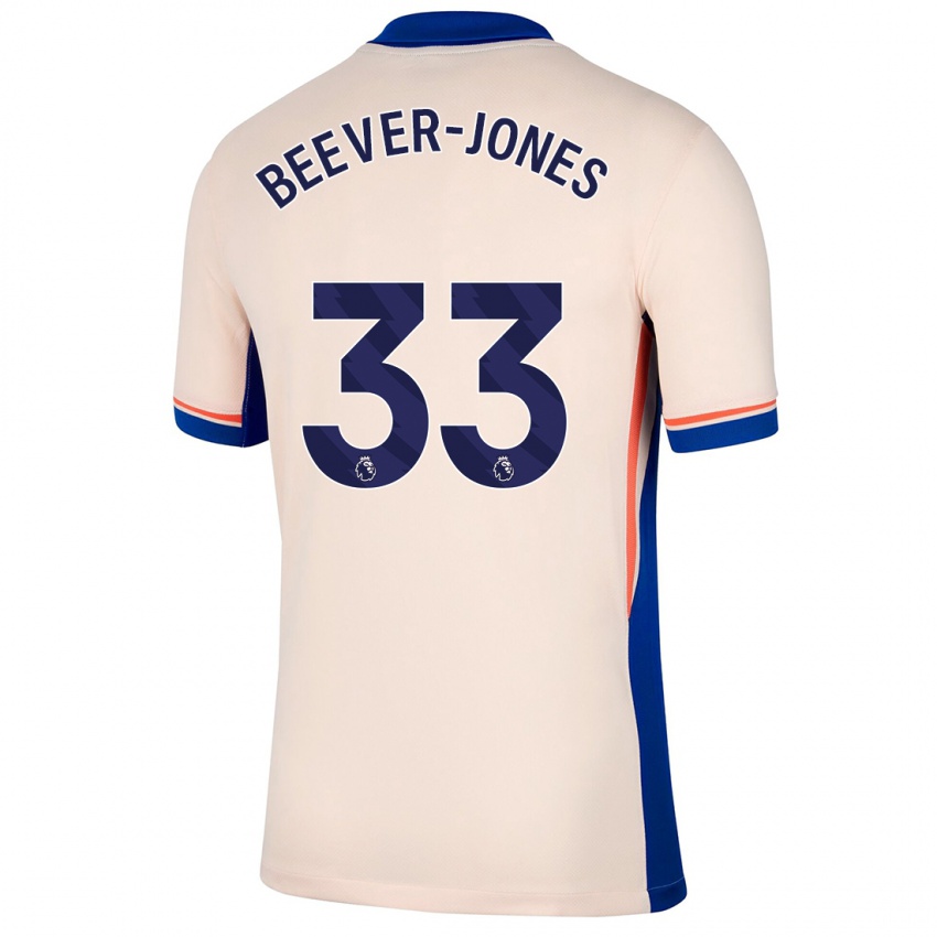 Kinderen Aggie Beever-Jones #33 Lichtbeige Uitshirt Uittenue 2024/25 T-Shirt