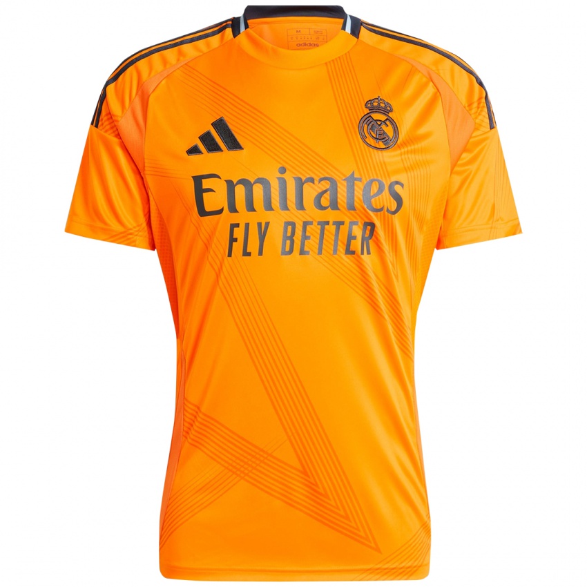 Kinderen Thibaut Courtois #1 Oranje Uitshirt Uittenue 2024/25 T-Shirt