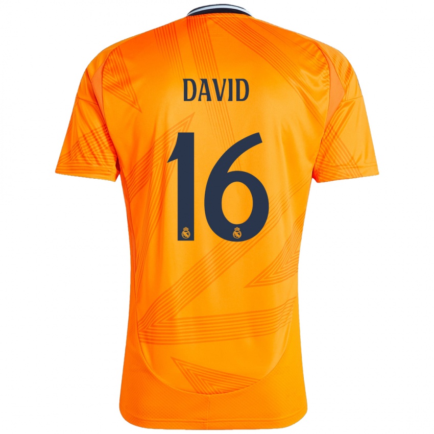 Kinderen Antonio David #16 Oranje Uitshirt Uittenue 2024/25 T-Shirt