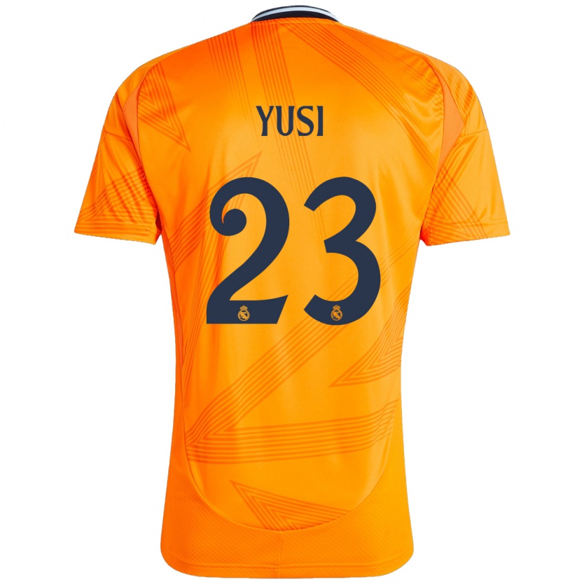 Kinderen Yusi #23 Oranje Uitshirt Uittenue 2024/25 T-Shirt