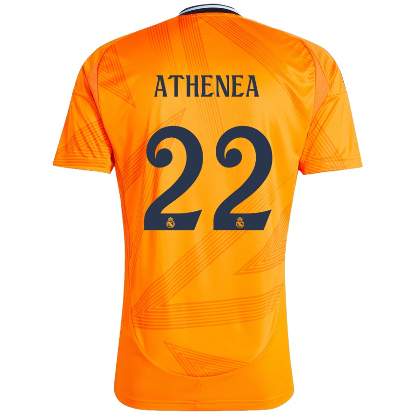 Kinderen Athenea Del Castillo #22 Oranje Uitshirt Uittenue 2024/25 T-Shirt