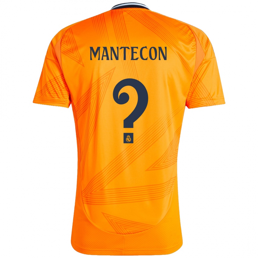 Kinderen Hugo Mantecon #0 Oranje Uitshirt Uittenue 2024/25 T-Shirt