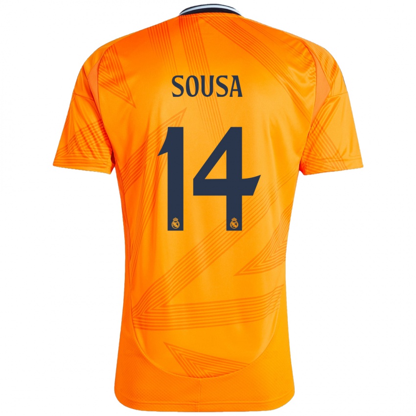 Kinderen Kathellen Sousa #14 Oranje Uitshirt Uittenue 2024/25 T-Shirt