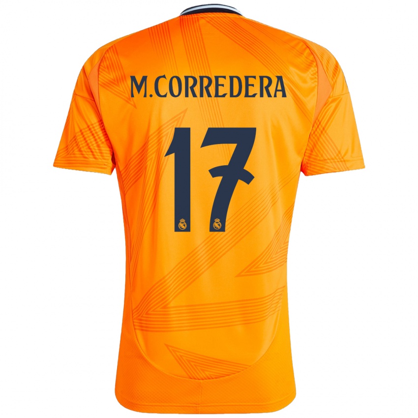 Kinderen Marta Corredera #17 Oranje Uitshirt Uittenue 2024/25 T-Shirt