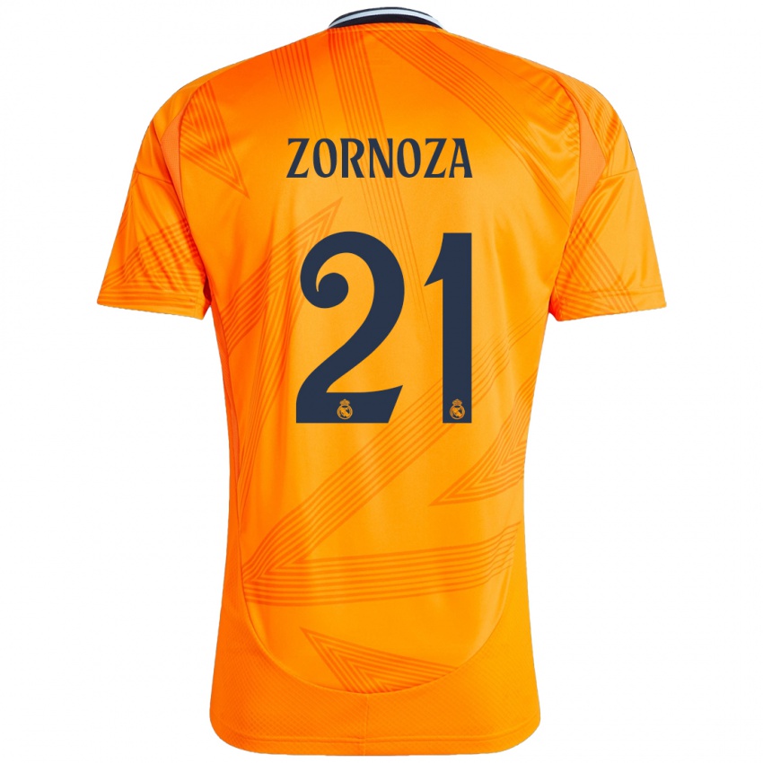 Kinderen Claudia Zornoza #21 Oranje Uitshirt Uittenue 2024/25 T-Shirt