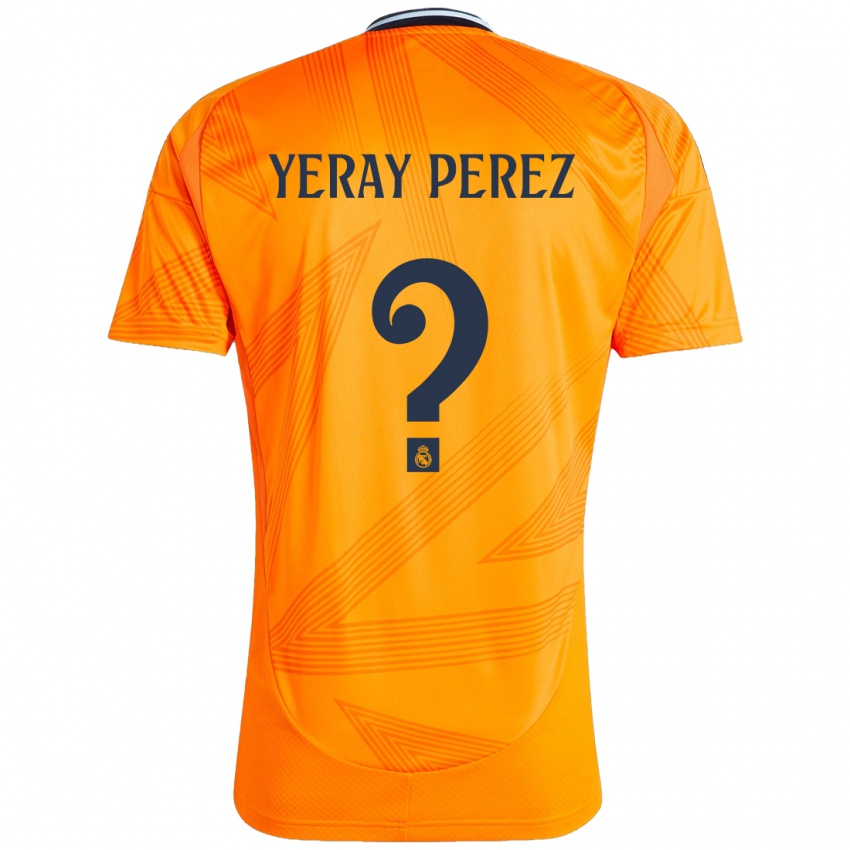 Kinderen Yeray Perez #0 Oranje Uitshirt Uittenue 2024/25 T-Shirt